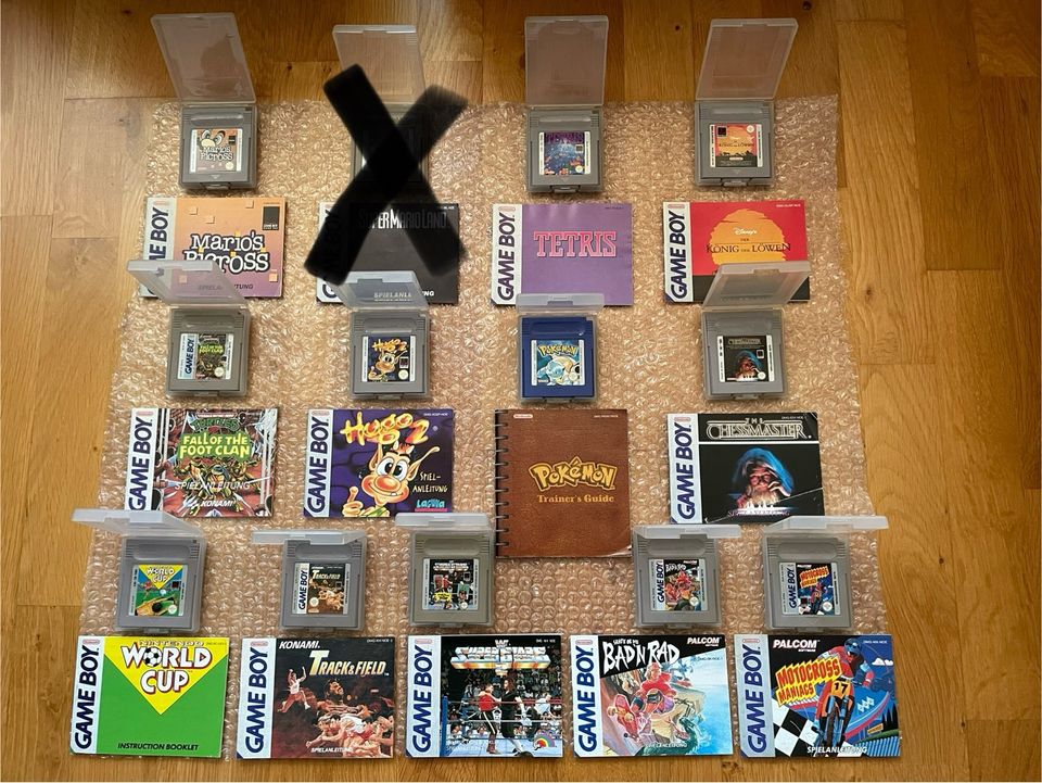 12 Nintendo GameBoy Spiele (u. a. Tetris, Turtles, Pokémon) in München