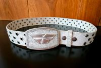 Fly Racing Gürtel Leder Weiß Motocross Unisex Bayern - Taufkirchen München Vorschau