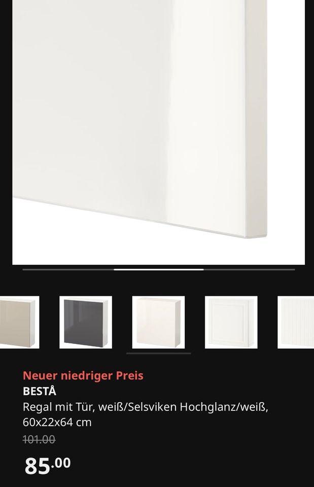 IKEA BESTA Schrank Sideboard Kommode Regal Billy Pax weiß NEU in Nürnberg (Mittelfr)