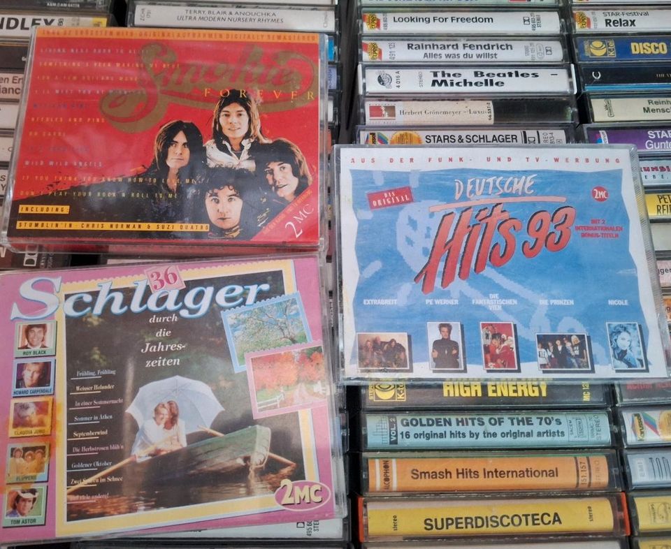 Original Musikkassetten, Rock, Country, Soul, Klassik in Donaustauf
