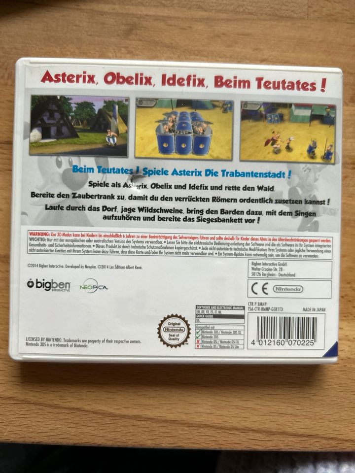 Nintendo 3DS Asterix Die Trabantenstadt Spiel in Wilhelmshaven