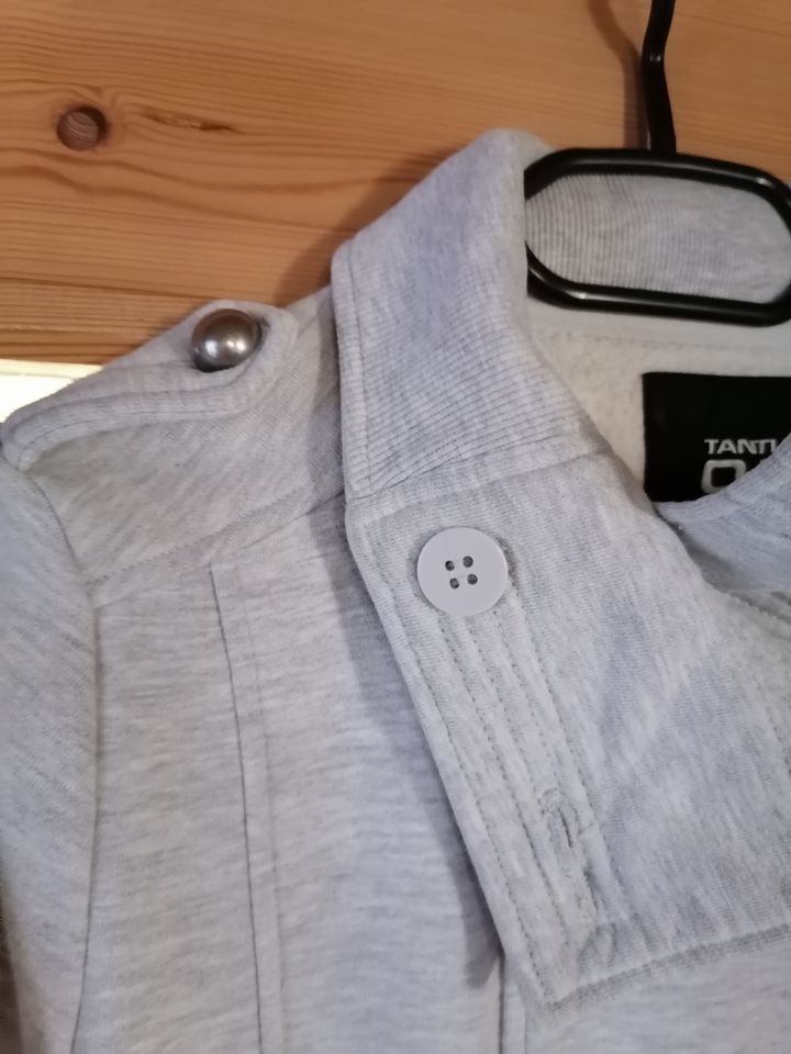 Sweatjacke "K&L" hellgrau meliert - Damen Gr. 38 in Geiselhöring