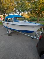 Motorboot Merlin DDR inkl. Traiter und Motor 15 Ps Mecklenburg-Vorpommern - Züssow Vorschau