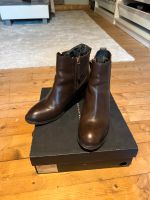 Lederstiefeletten Tommy Hilfiger Gr. 42 Braun Nordrhein-Westfalen - Krefeld Vorschau