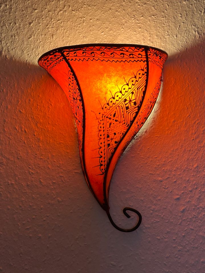 2 Hennalampen, Henna Wandlampe, Orientalische Lampen in Augsburg