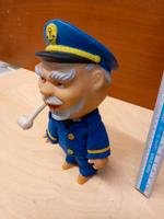 Käptn Brass DDR Retro Gummifigur mit Filzkleidung, bespielt Sachsen - Falkenstein/Vogtland Vorschau