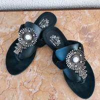 OTTO KERN Damen Zehentrenner Sandalen, Größe 39 Hessen - Nauheim Vorschau