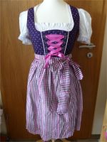 NEU! süßes Dirndl lila pink mit Bluse und Schürze, Gr. 40 Thüringen - Bad Langensalza Vorschau