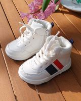 Turnschuhe Sneaker Kind Gr. 18-19 H&M weiß retro Nordrhein-Westfalen - Bergisch Gladbach Vorschau