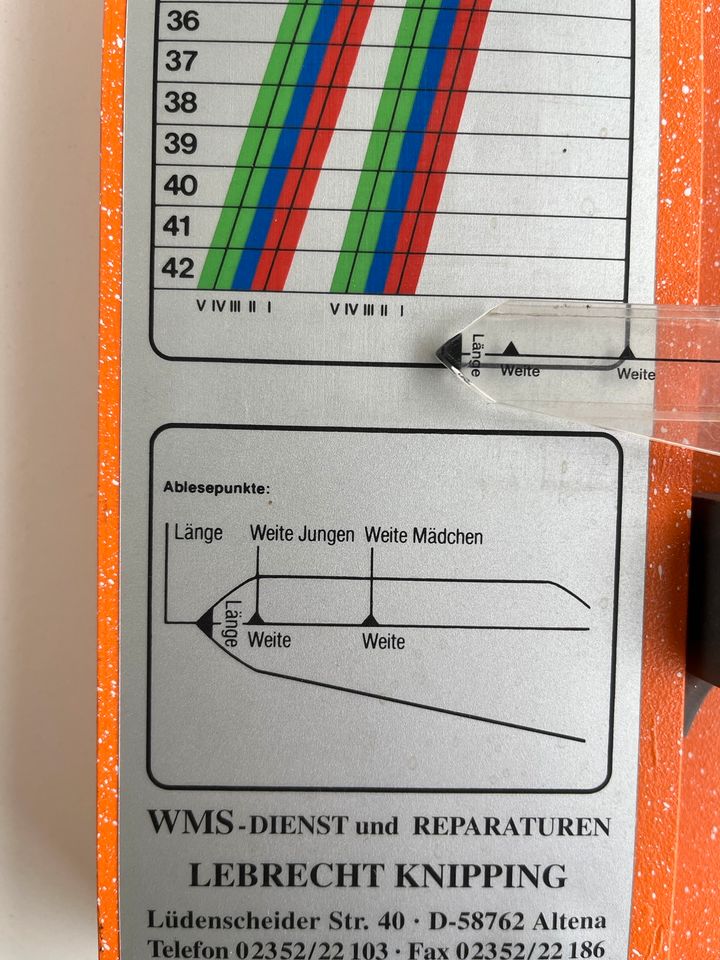 Fußgrößenmessgerät (Profi) DSI in Bünde