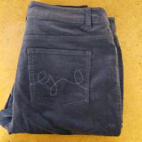 Sheego Feincord Damen Hose, blau, 46 Süd - Niederrad Vorschau