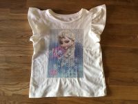 Disney Shirt weiß Frozen Elsa in Größe 116 Thüringen - Hörselberg-Hainich Vorschau