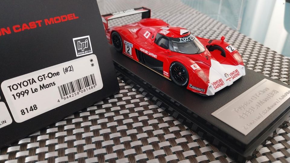 24H Le Mans 1999 Toyota Motorsport GT-One #2 1:43 hpi racing in Walluf