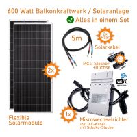 600 Watt (620 Wp) Balkonkraftwerk / Solaranlage flexible Module Mecklenburg-Vorpommern - Torgelow Vorschau