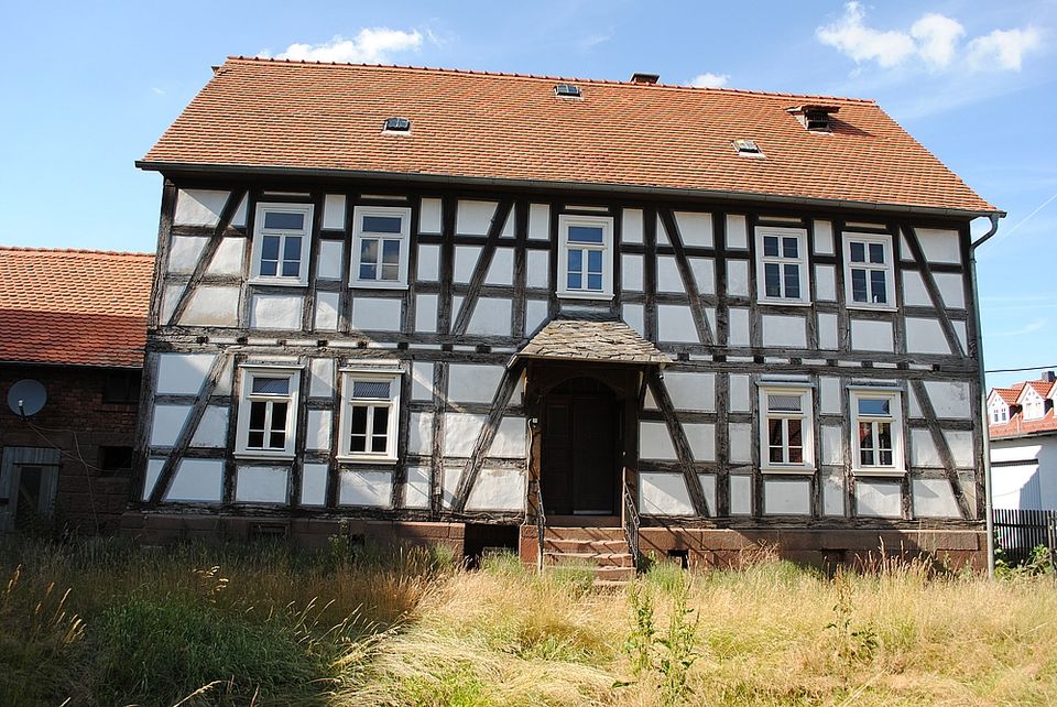 Dreiseitenhof (Einzelkulturdenkmal) in Kirchhain Großseelheim. in Kirchhain