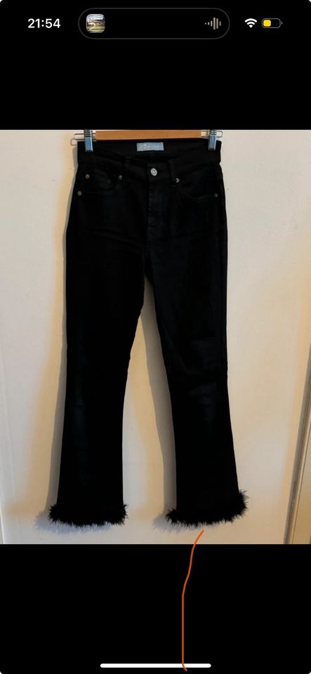 7 for all mankind Jeans schwarz Skinny Bootcut in München