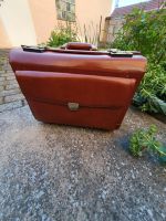 Pilotenkoffer, echtes Cognac Leder 44x38x23, 4,7 kg Bayern - Kemmern Vorschau