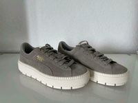 Puma Suede Platform braun/grau/ goldene/bronze Details Gr. 38 Hessen - Kassel Vorschau