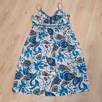 Bodyflirt Damen Sommerkleid Größe 44/46 Kleid blau creme Bayern - Schmidgaden Vorschau