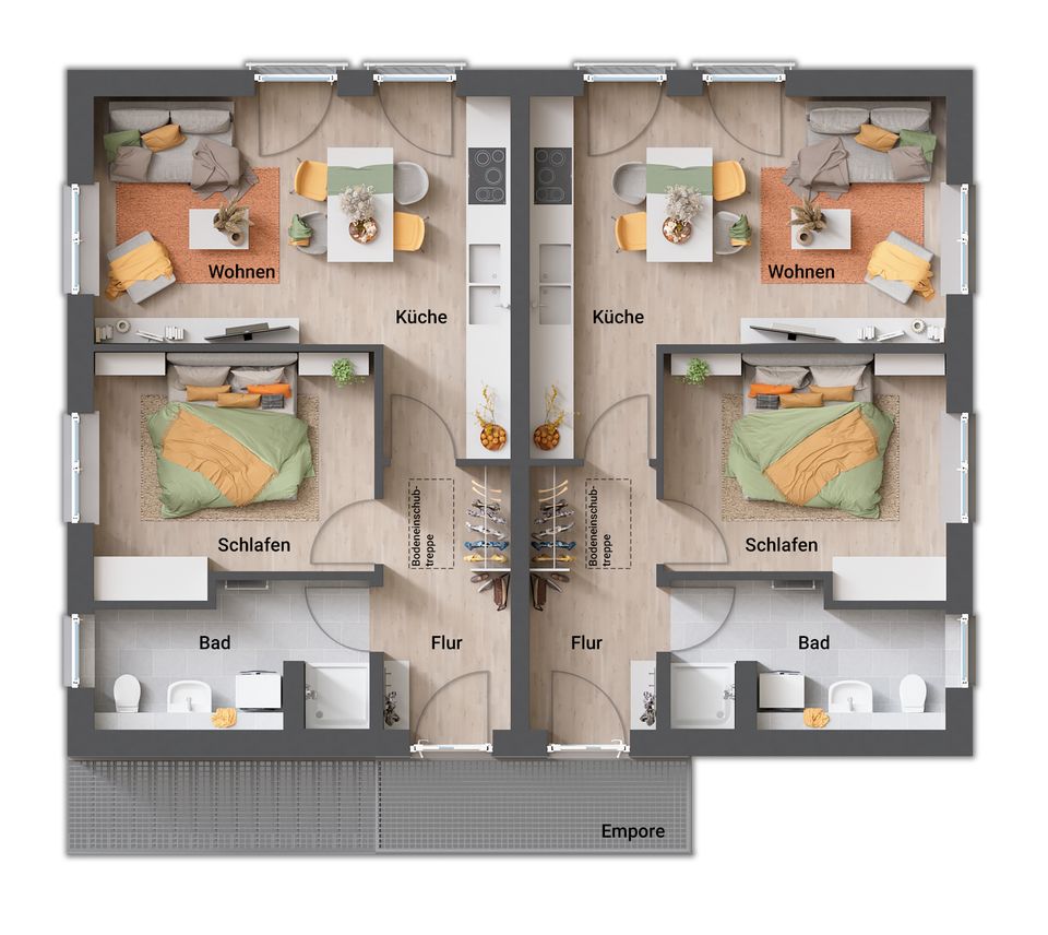 3-fache Förderung - Klimafreundliches Mehrgenerationshaus auf 1100m² Grundstück - TOWN & COUNTRY HAUS in Recklinghausen