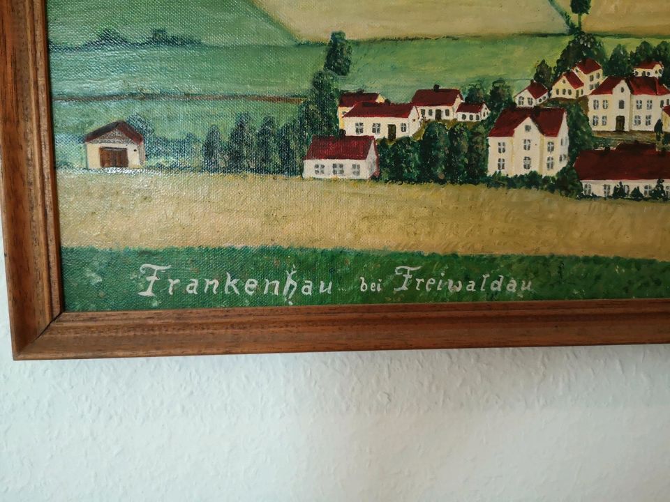 Bild Gemälde Frankenhau von A. Schindler in Elchingen