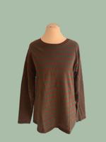 Langarmshirt /Pullover mit Streifen, Zara, grün / braun, Gr.L Baden-Württemberg - Leonberg Vorschau