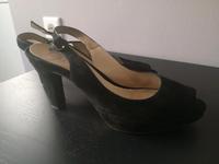 High Heels, Peepteo aus Veloursleder Düsseldorf - Bilk Vorschau