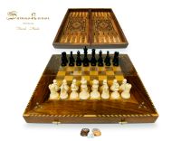 50 cm Holz Backgammon/Schachspiel Brett inkl.HolzSteine&Figuren Hamburg-Nord - Hamburg Uhlenhorst Vorschau