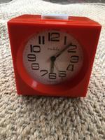 Ruhla Vintage 70er Jahre mechanisches Uhrwerk Wecker Orange DDR Brandenburg - Bernau Vorschau