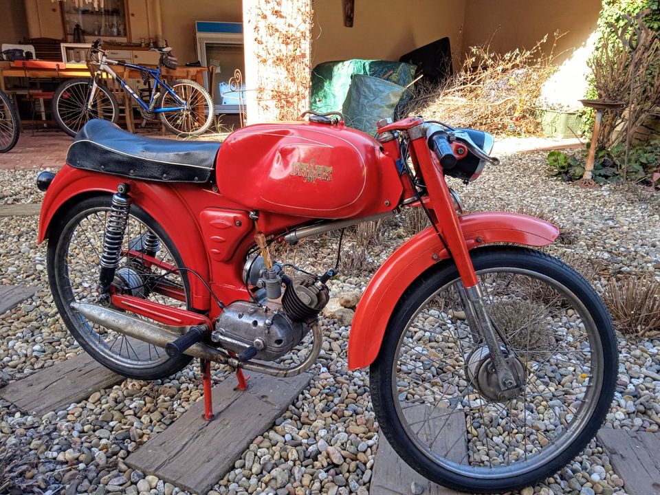 Moped Bianchi Falco 50, ca. 1963 in Meisenheim