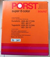 Super 8 Filme PORST color Sound Schmalfilme neu original verpackt Niedersachsen - Butjadingen Vorschau