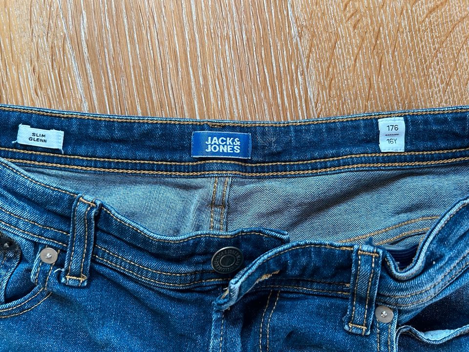 Blaue Jeans • Jack & Jones • 176 • Slim • wie neu in Bergisch Gladbach