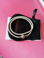 !NEU! Pandora  Leder Wickelarmband 925/- Sterlingsilber Saarland - Schmelz Vorschau