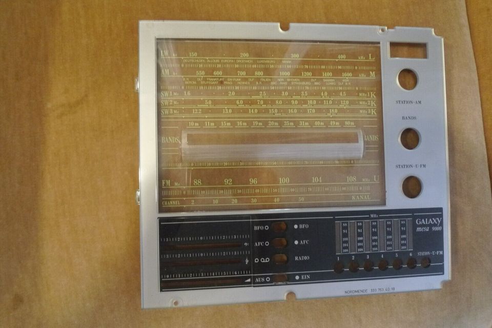 Nordmende Galaxy Mesa 9000 ST . Skala und Frontscheiben . NEU !! in Ahlerstedt