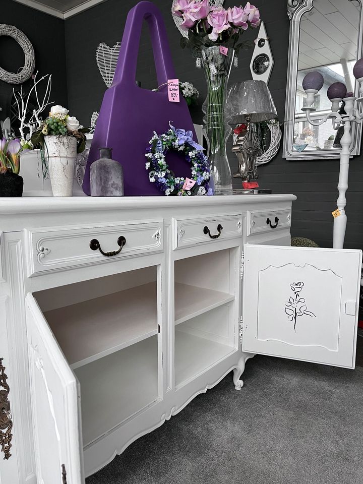 ❤️ große Kommode weiß Shabby Chic Schrank Vintage in Duisburg