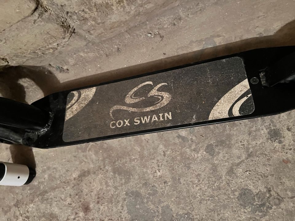 Skater Roller Cox Swan schwarz weiß Rampe in Berlin