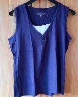 Damen T-Shirt, Trägershirt, Größe M, Farbe Farbe lila mit weiß Bayern - Bad Kissingen Vorschau