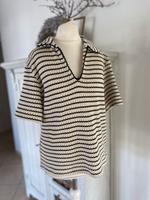 H&M neu Gr S Strickshirt Bluse Boho Lochstrick schön neu Polo Hessen - Hünstetten Vorschau