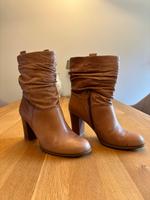 Stiefeletten Damen 40 1/2 braun Nine West Leder Cowboyboots Boots Nordrhein-Westfalen - Meerbusch Vorschau