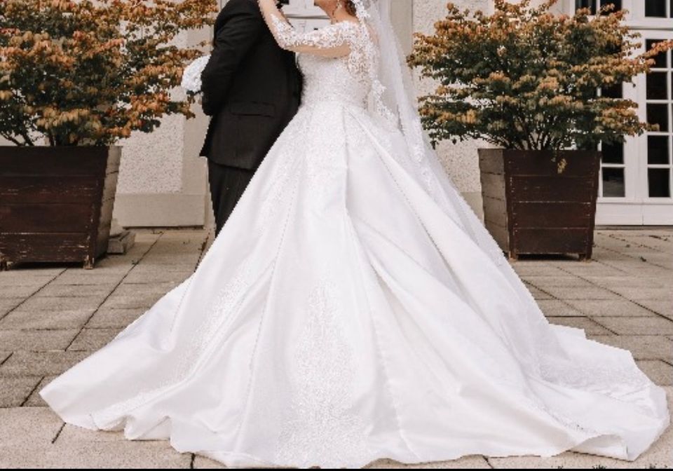 Hochzeit Kleid Dügün Elbise Hochzeitskleid Braut Kleid Brautkleid in Übach-Palenberg