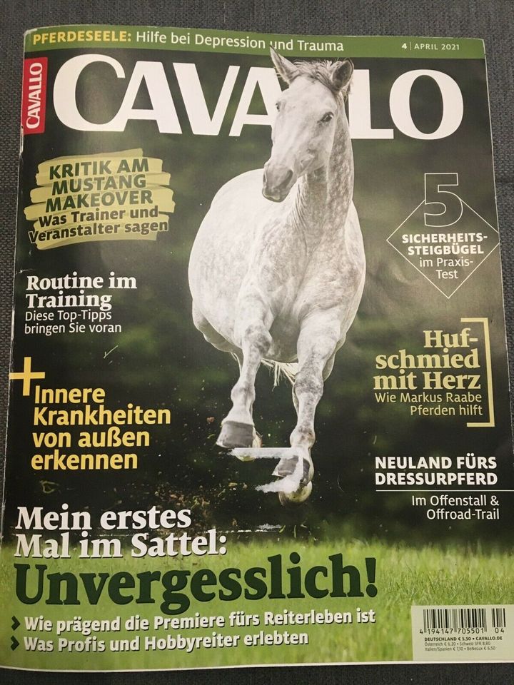 Zeitung Cavallo 4/2021 inklusive Versand in Königslutter am Elm