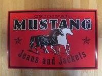 Kunststoff Werbeschild Mustang Jeans and Jackets, 700 x 460 Bayern - Ingolstadt Vorschau