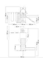 Kletterturm Spielturm mit Rutsche und Schaukel Rheinland-Pfalz - Pottum Vorschau