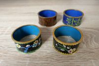 4 Cloisonne Serviettenringe Herzogtum Lauenburg - Aumühle bei Hamburg Vorschau