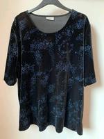 CANDA C&A Schicke Samt Bluse mit Glitzen/Gr.48-50/Bluse/Tunika Berlin - Hellersdorf Vorschau