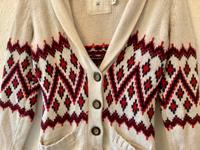 Cardigan Strickjacke Norweger Muster Retro vintage Angora warm Leipzig - Plagwitz Vorschau