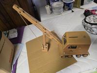 DDR Holzspielzeug Holz Bagger FWF Werdau Fröbel Vintage Retro Sachsen-Anhalt - Klietz Vorschau