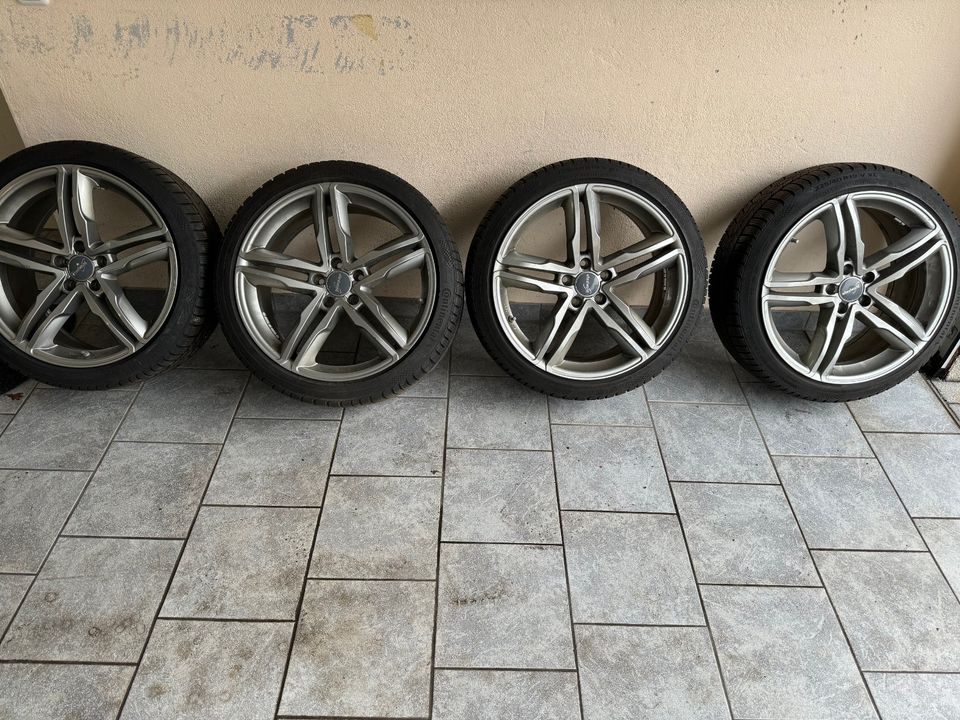 Mercedes 8,5x19 felgen mit Conti winterr.2x225/40R19,2x255/35/19 in Melsungen