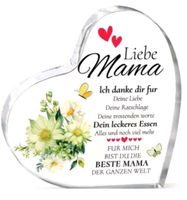 Mutter Geschenk Geburtstag Muttertag Acryl Herz für Mama  Deko Nordrhein-Westfalen - Freudenberg Vorschau