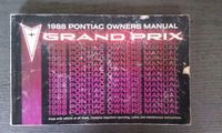 Pontiac Grand Prix 1988 Owners Manual Bedienungsanleitung Brandenburg - Wandlitz Vorschau